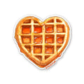HEART SHAPED WAFFLE Sticker