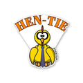 Hen tie Sticker