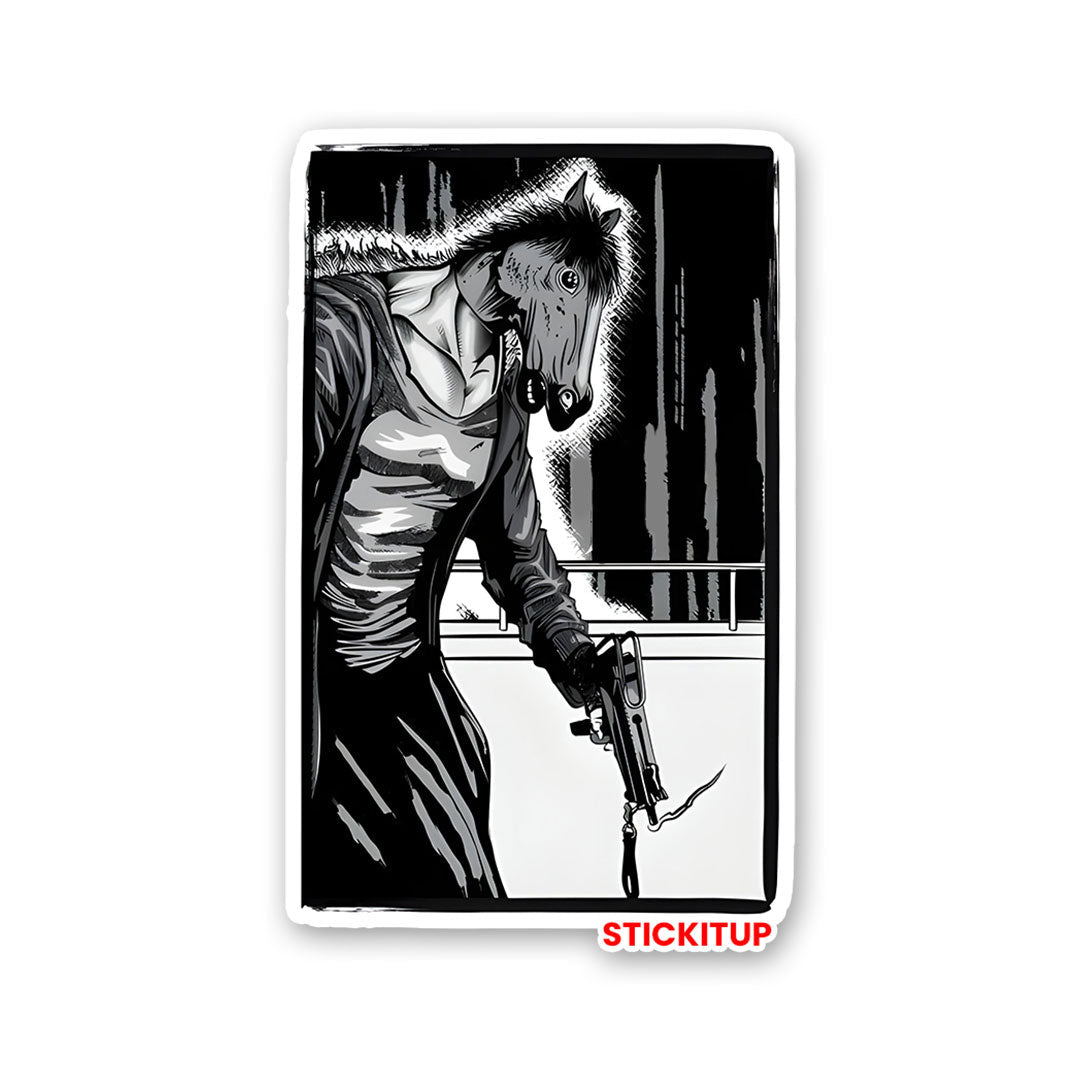 HORSE GUY Sticker