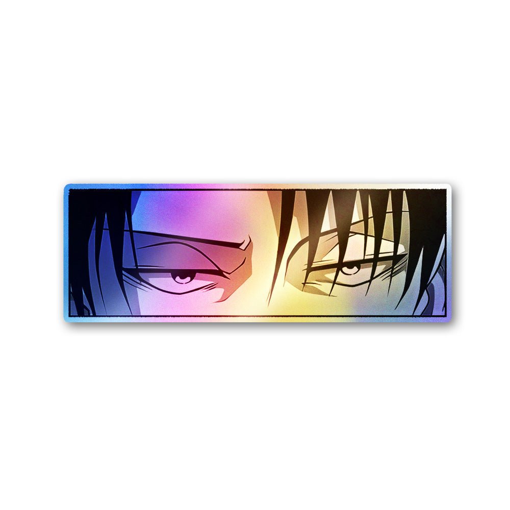 Humanity's Strongest 2.0 Holographic Stickers