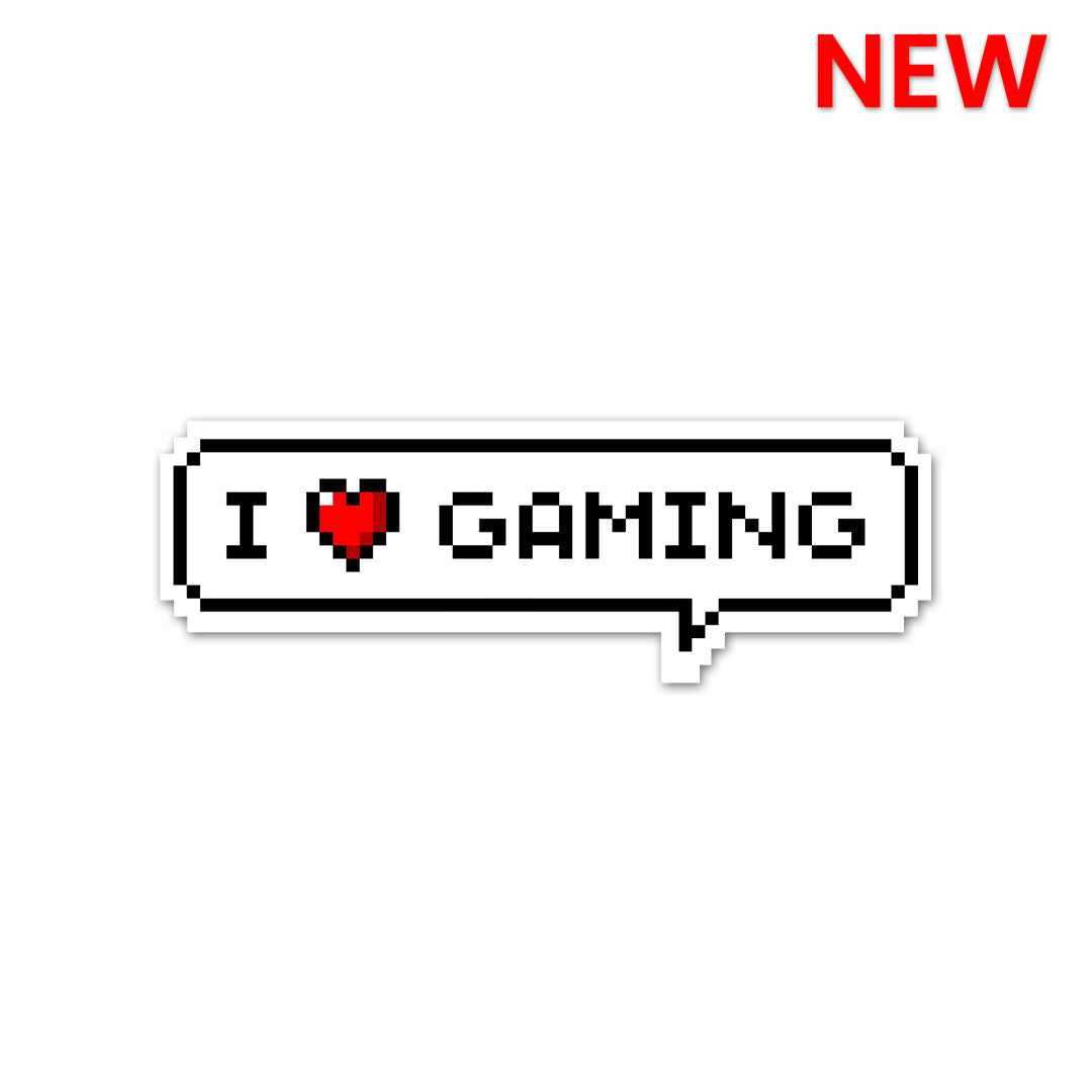 I Love Gaming Sticker