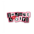 IM JUST A GIRL Sticker