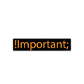 !important Sticker