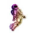 Into Space Holographic Stickers