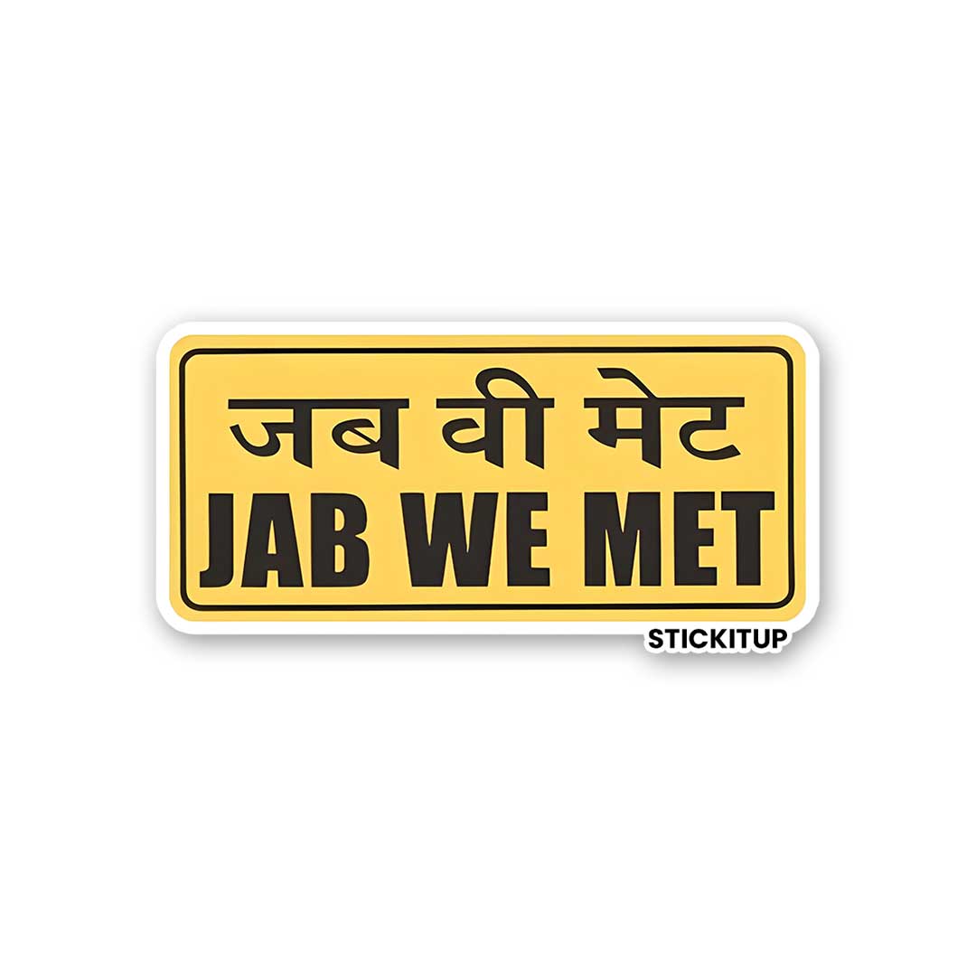 JAB WE MET Sticker