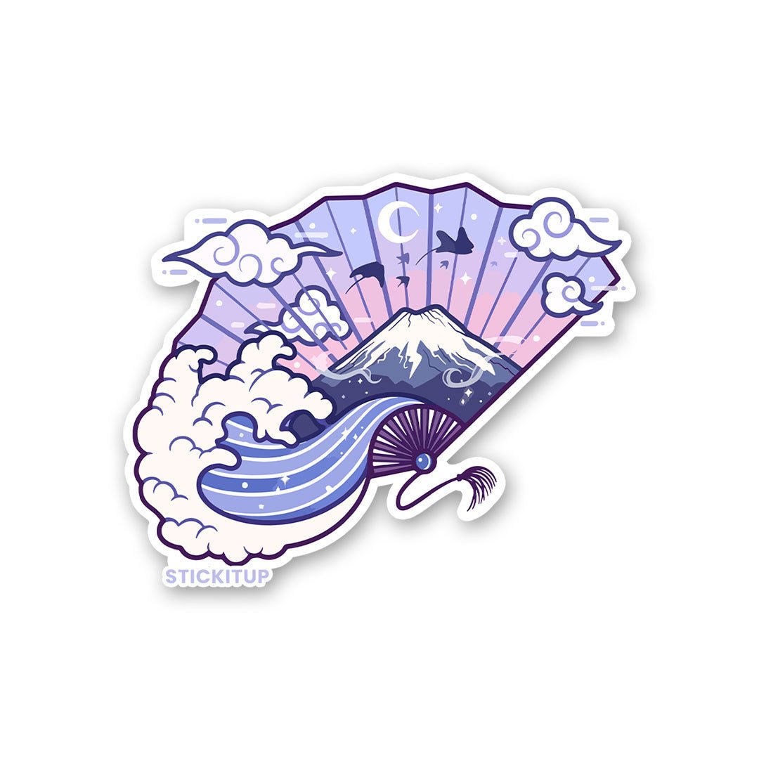 Japanese Fan Sticker