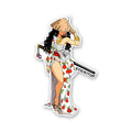 Katana Girl Sticker