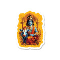 Krishna And Cow Sticker