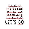 Let's Go 1.0 Sticker