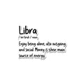 Libra Holographic Stickers