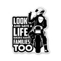 Look And Save A Life Sticker