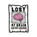 Lost Sticker