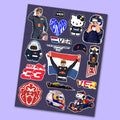 Max Verstappen Sticker Sheet