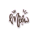 Meow Sticker