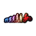 Moto Evolution Holographic Stickers