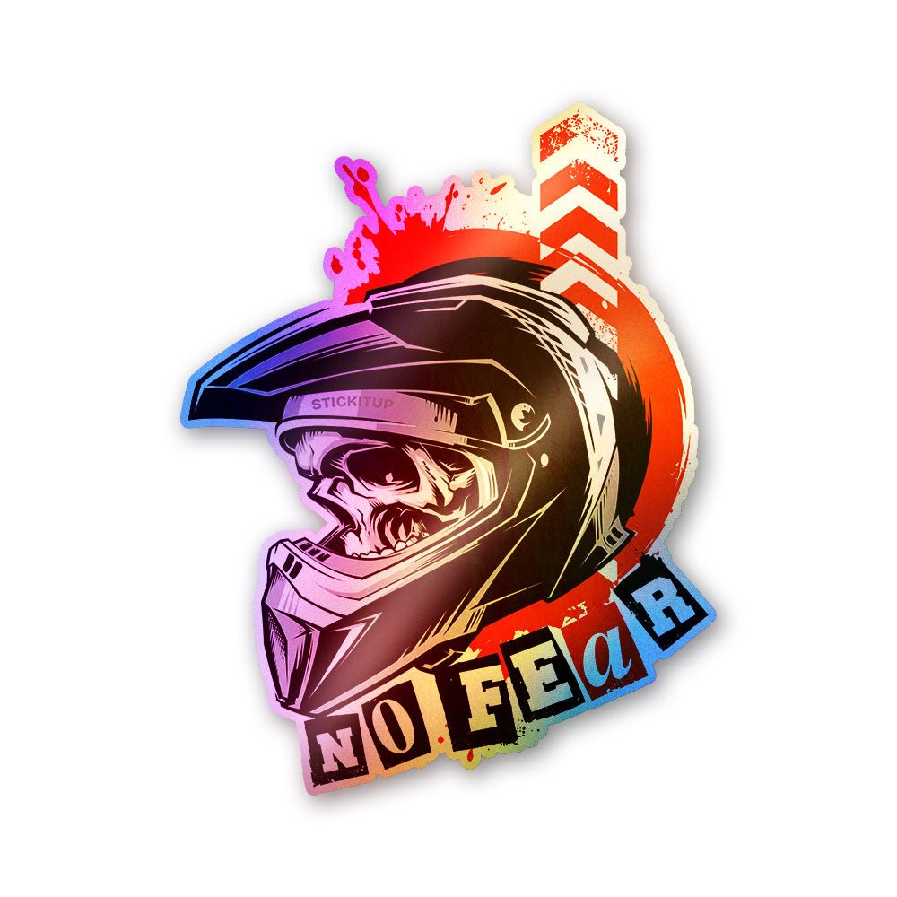 Motocross Helmet Graphic Holographic Stickers