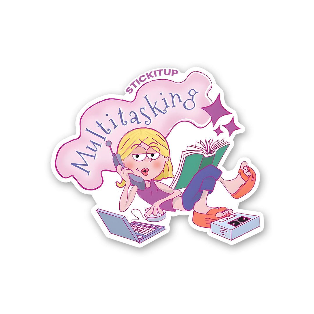 MULTITASKING Sticker