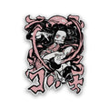 Nezuko kamado Glitter Sticker