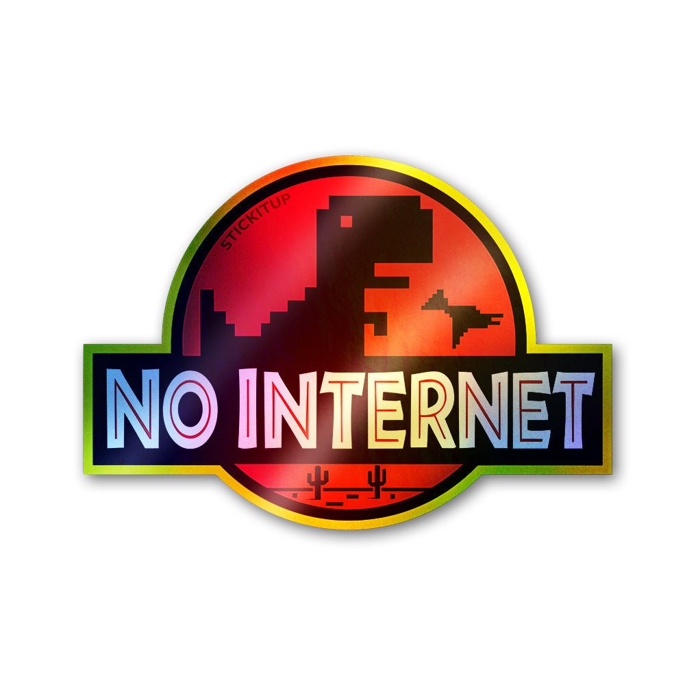 No Internet Sticker