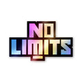 No Limits Bold Holographic Stickers