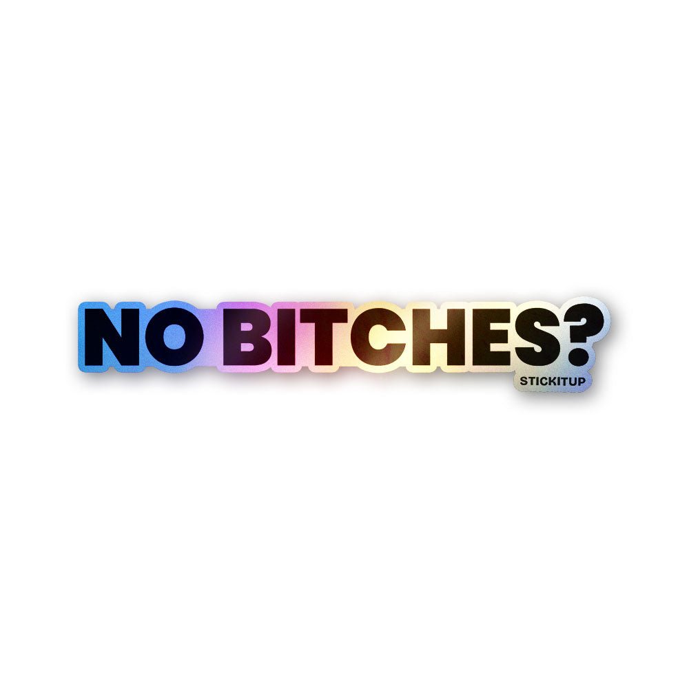 No Rizz Detected Holographic Stickers