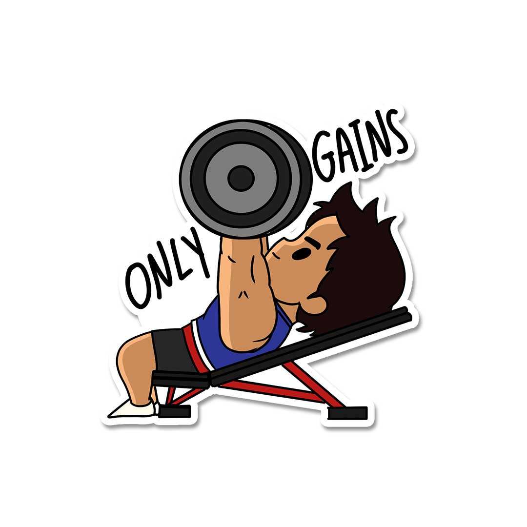 Only Gains Sticker