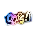 Oops Comic Holographic Stickers