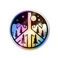 Peace Holographic Stickers