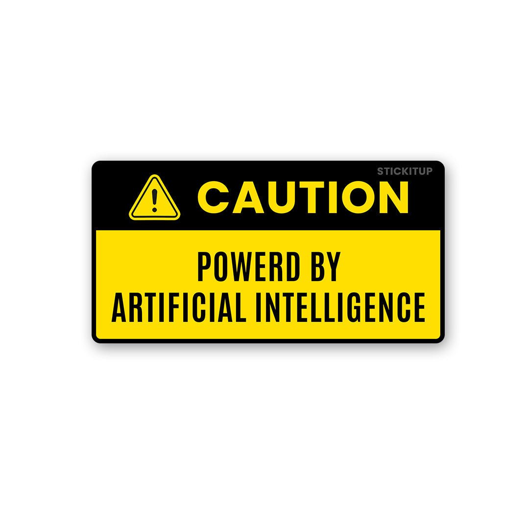 Powered By Artificial Sticker