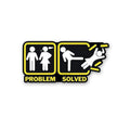Problem Solved Bumper Sticker