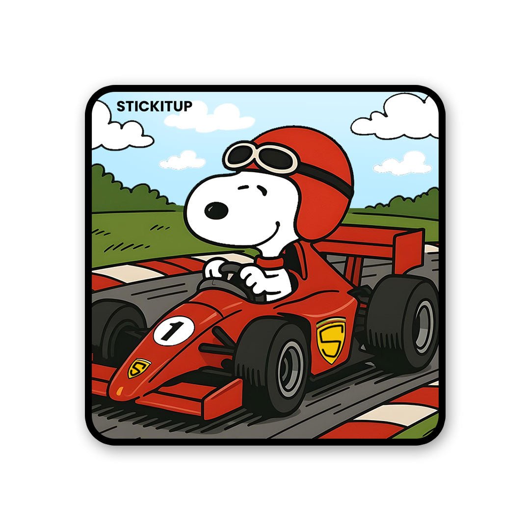 PUP RACER Sticker