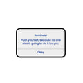 Push Yourself Sticker