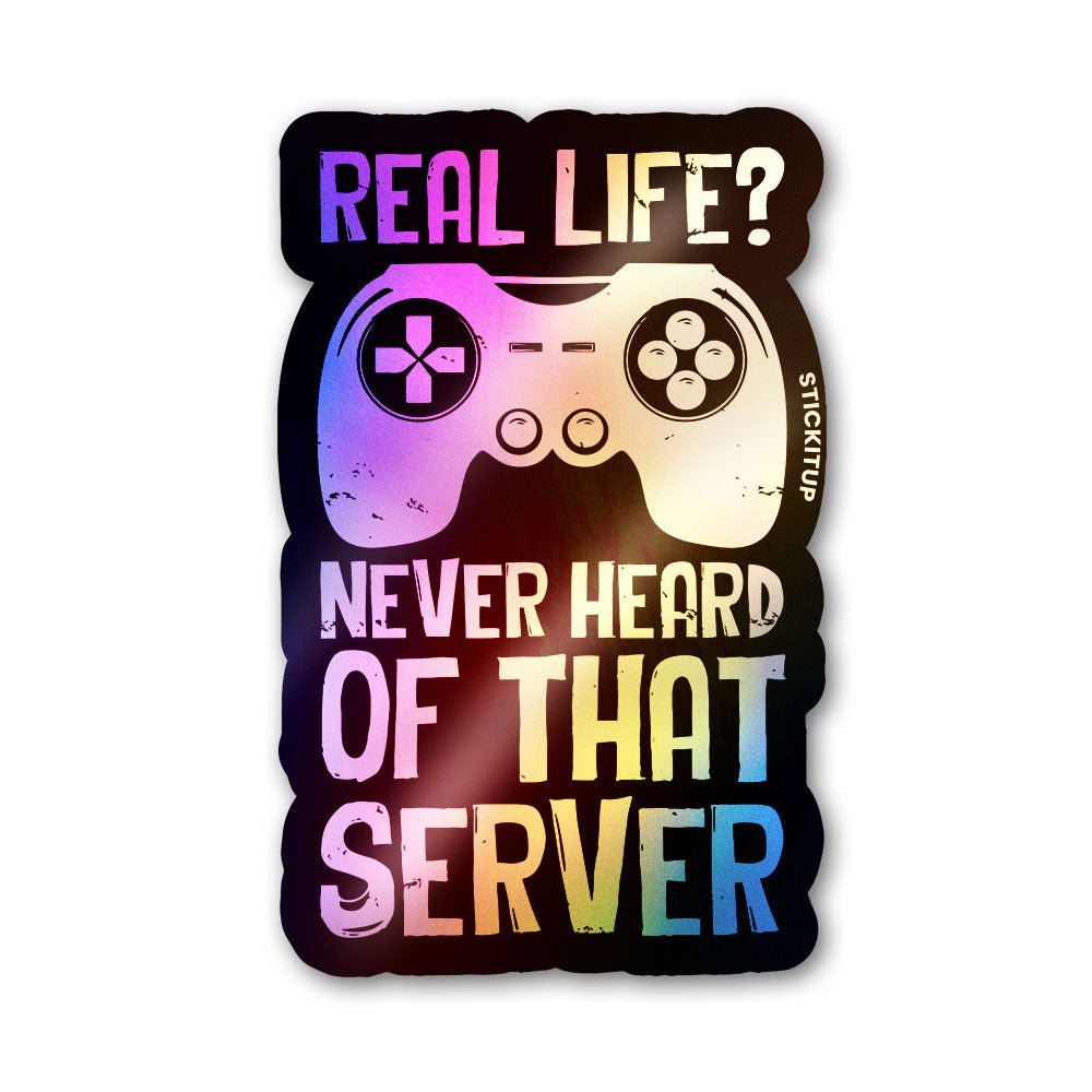 Real Life Game Holographic Stickers