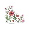 RED FLOWERS Sticker