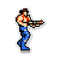 RETRO COMMANDO Sticker