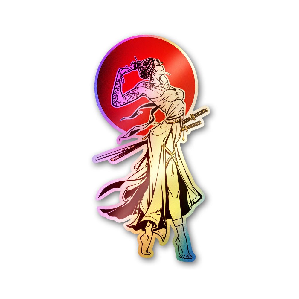 Samurai Girl 3.0 Holographic Stickers