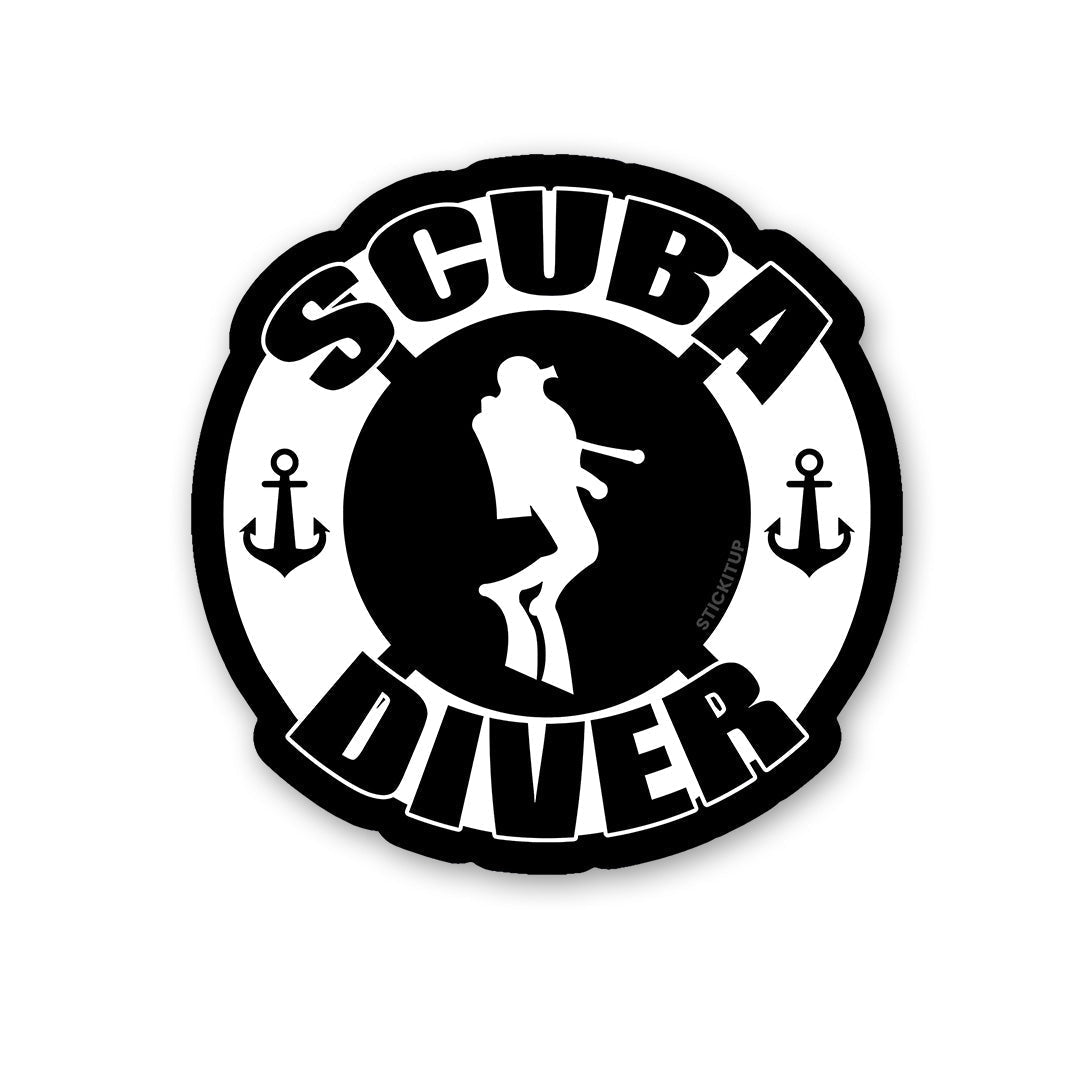 Scuba Diver Sticker