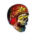 Skull Rider Yellow Holographic Stickers
