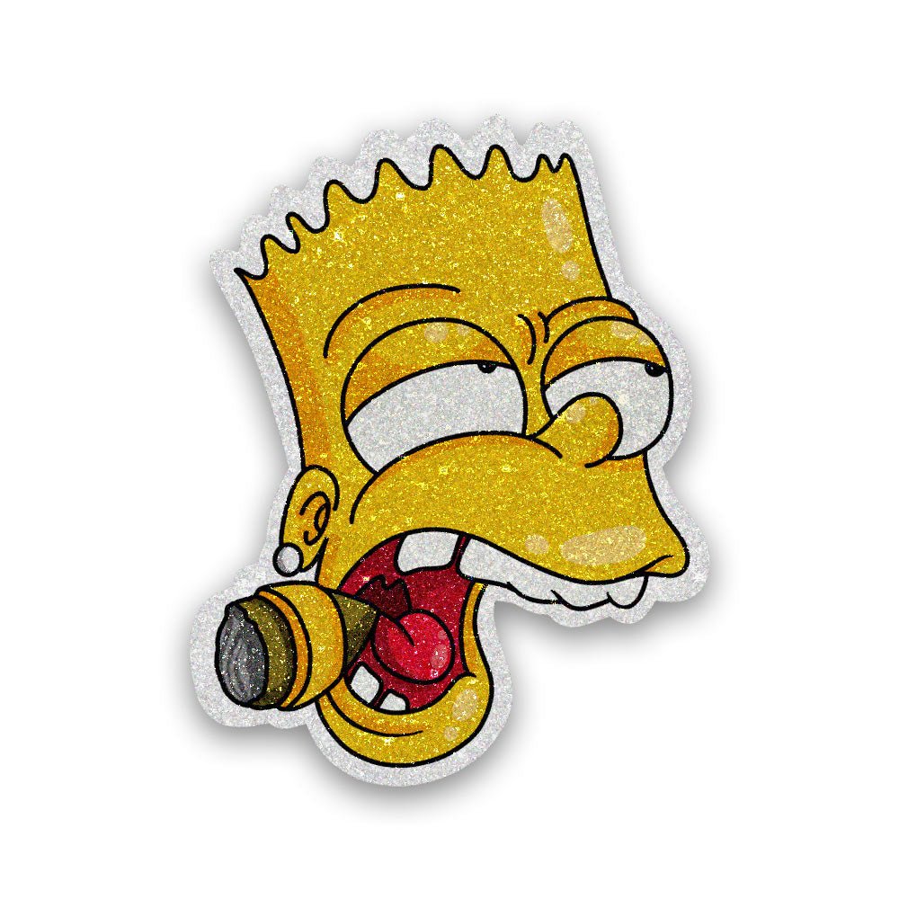 Bart Smoking Sticker