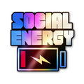 Social Energy 1.0 Holographic Stickers
