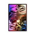 Sports Car Style Holographic Stickers