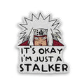 Stalker Glitter Sticker