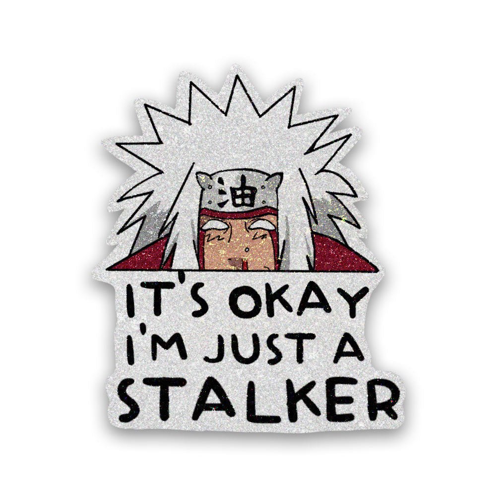 Stalker Glitter Sticker