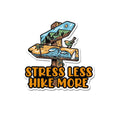 Stress Less Hike More Sticker