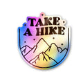 Take a Hike Holographic Stickers