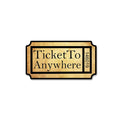 Ticket To Anywhere Sticker