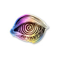 Treppy Eye Holographic Stickers
