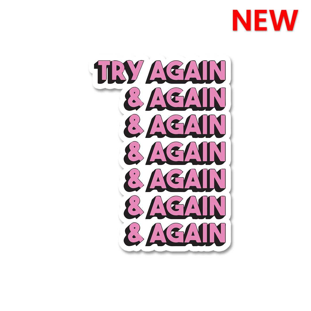 Try again Sticker
