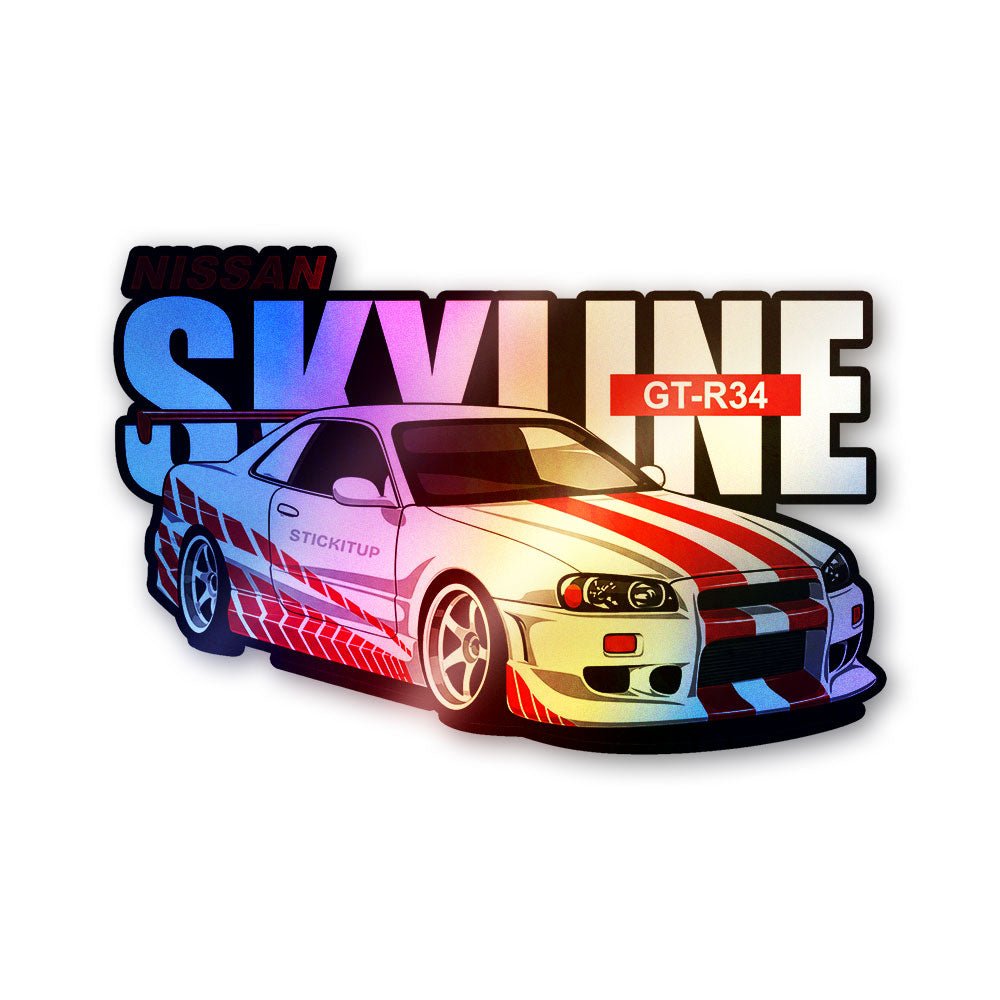 Twin-Turbo Street Legend Holographic Stickers