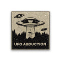 UFO Abduction Glitter Sticker